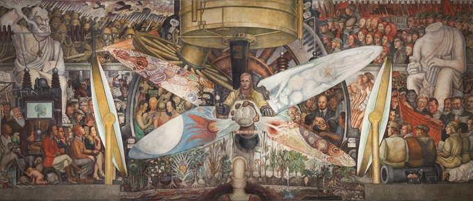 Diego Rivera "El hombre en la encrucijada" 1933